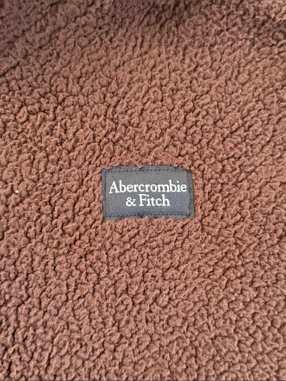 Abercrombie Kids Brown Sherpa Fleece Jacket Size 15/16 Full Zip